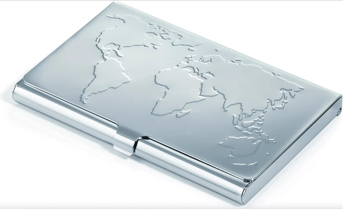 Estuche Troika Para Tarjetas De Visita Mundo De Negocios1