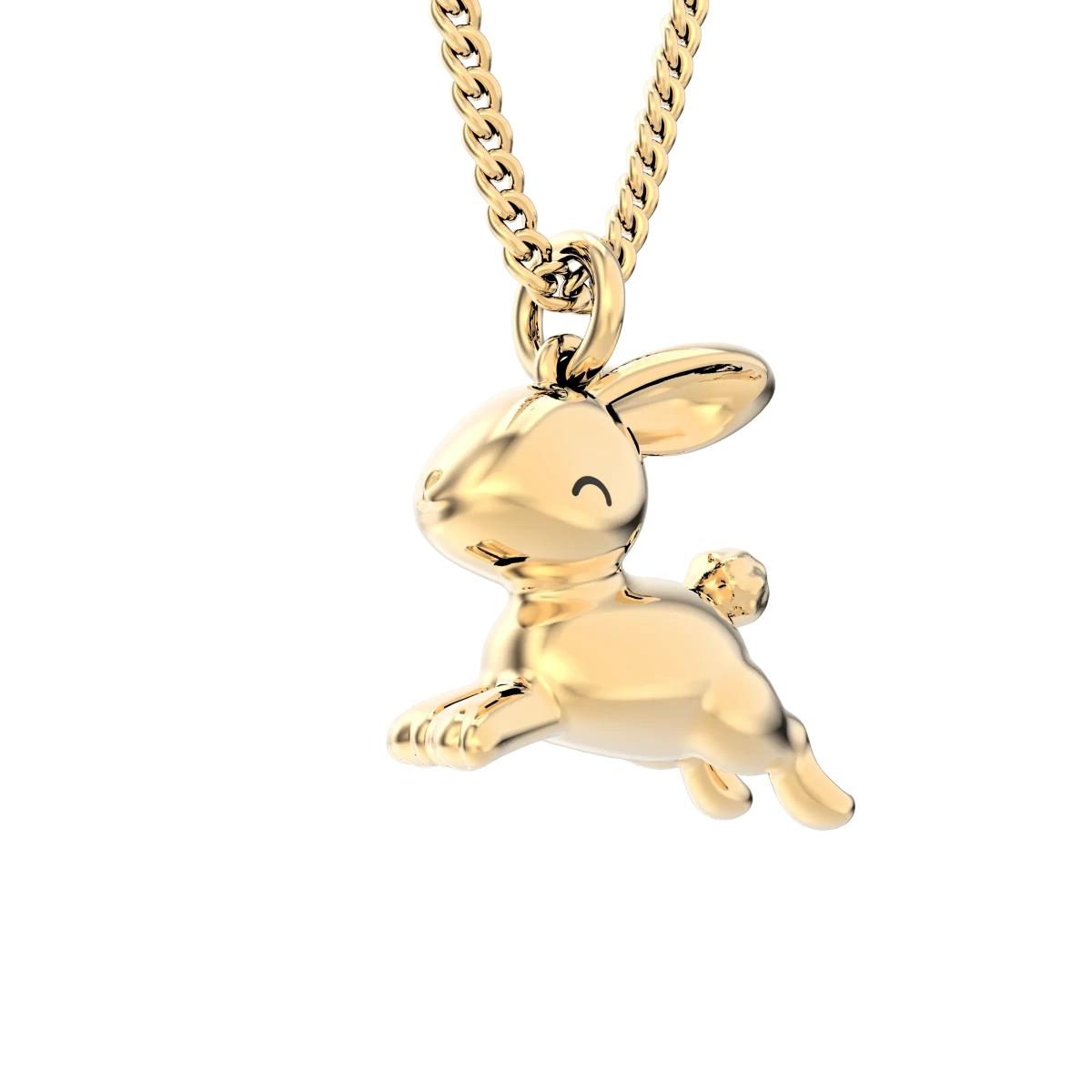 CHOCLI Collar con Baño18k Conejo1