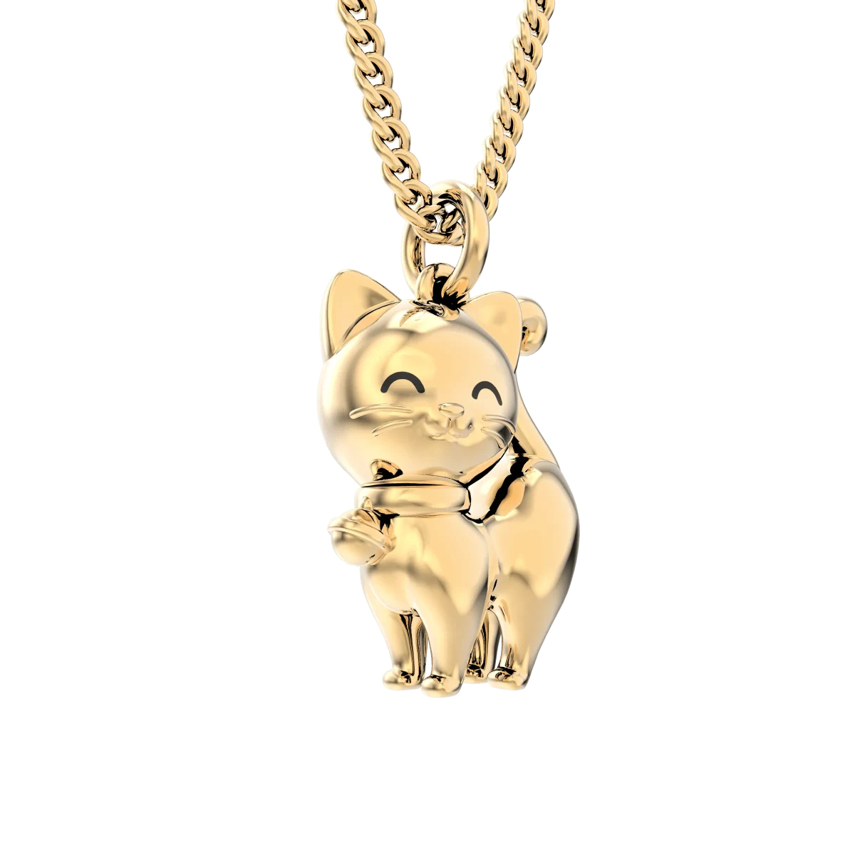 CHOCLI Collar con Baño18k Gato1