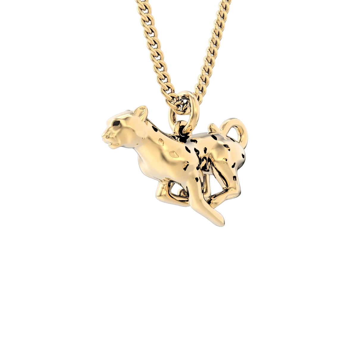 CHOCLI Collar con Baño18k Leopardo1