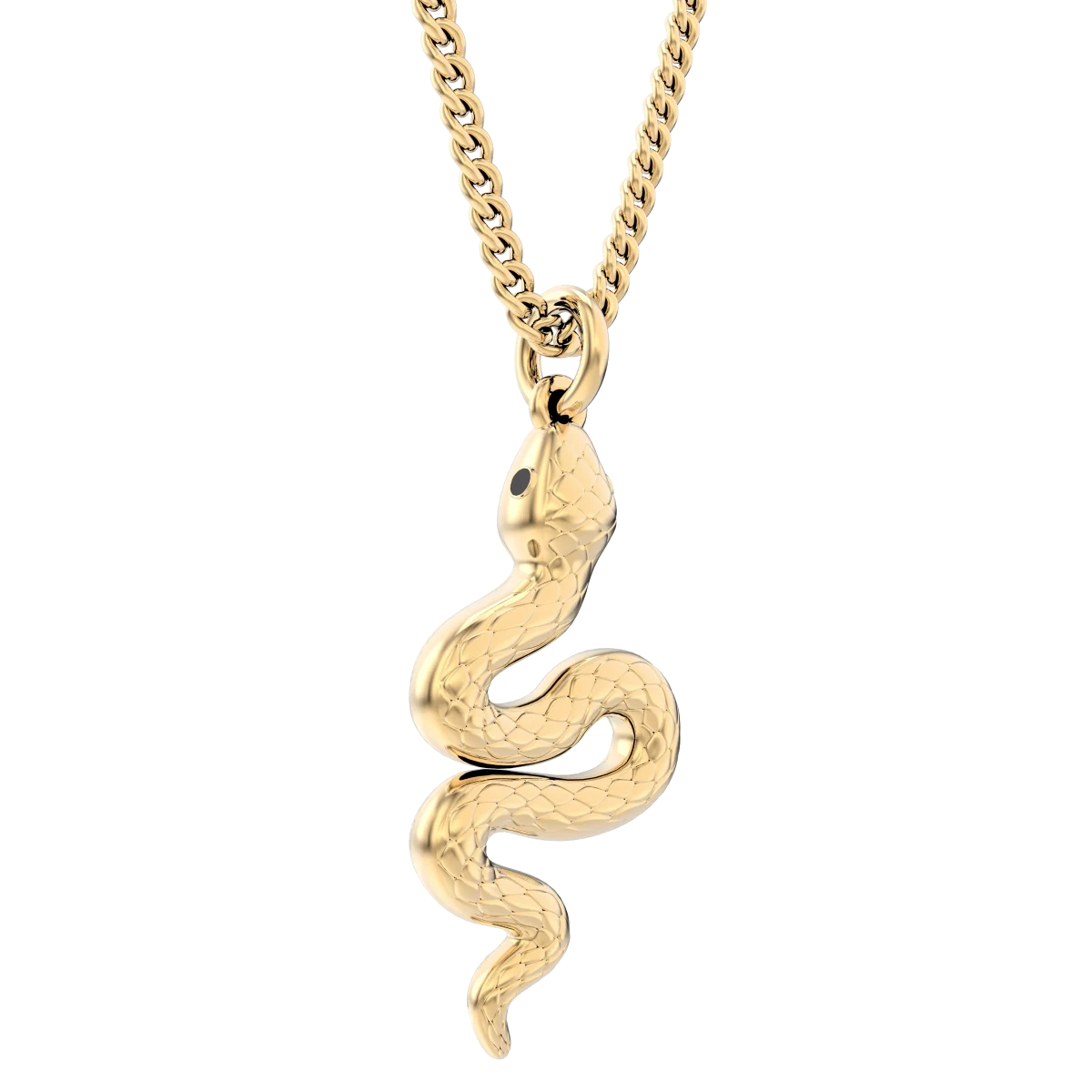 CHOCLI Collar con Baño18k Serpiente1