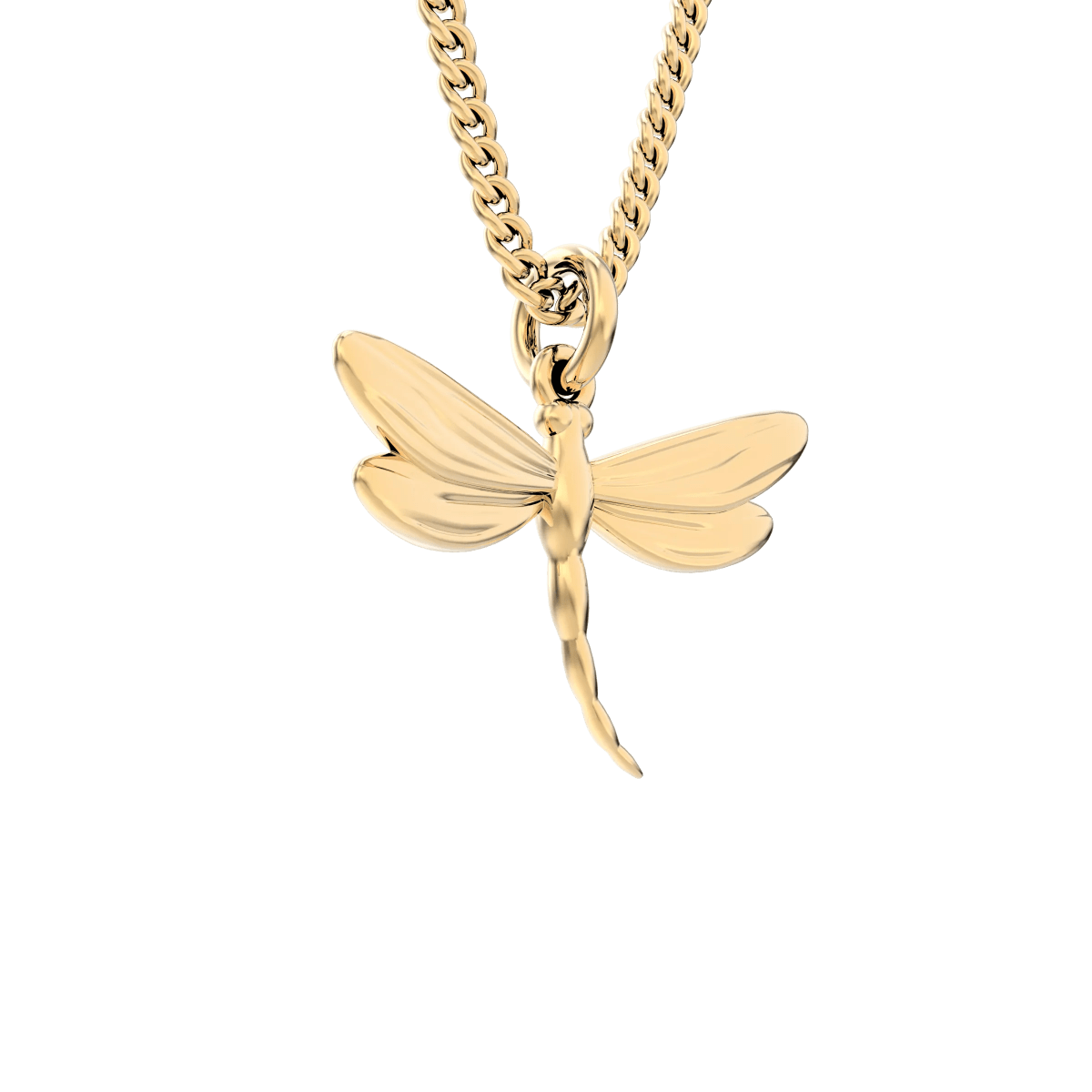 CHOCLI Collar con Baño18k Libélula1
