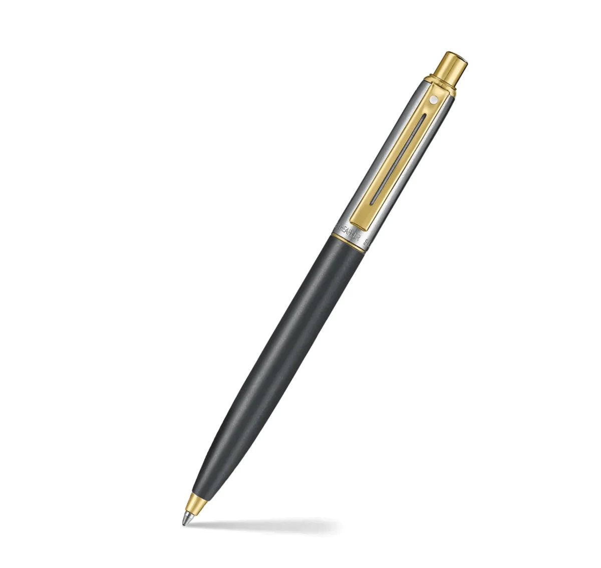 Bolígrafo Sheaffer Sentinel 334 Negro Mate Chapados En Oro1