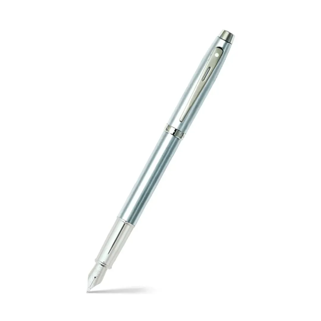 Pluma Fuente Sheaffer Serie 100 Cepillado CT punto mediano (SHFER)1