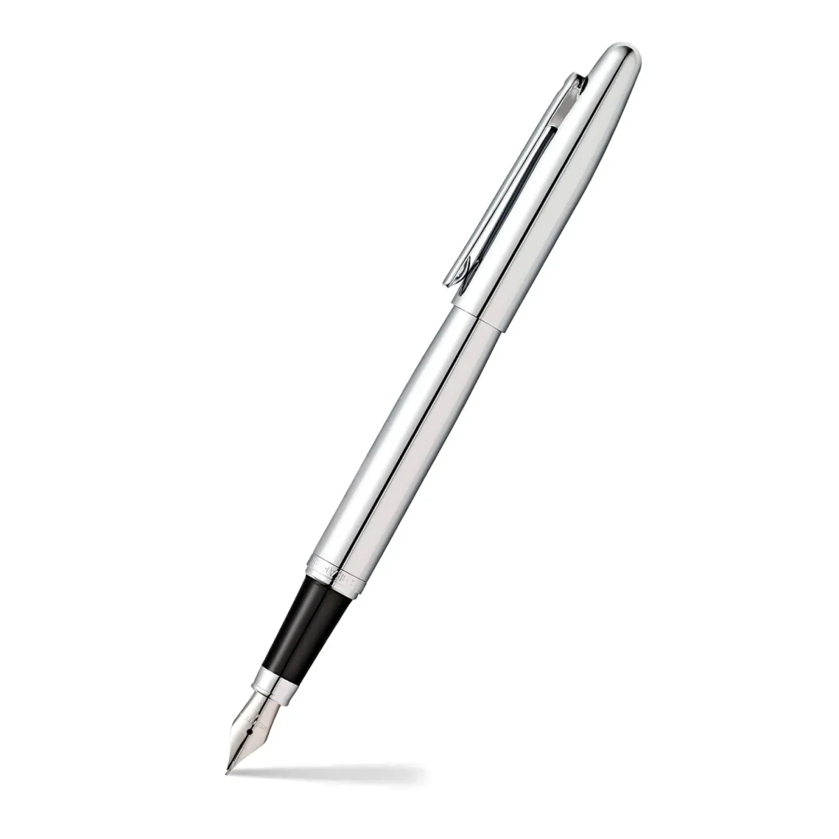 Pluma Fuente Sheaffer VFM Cromo Pulido CT punto mediano (SHFER)1