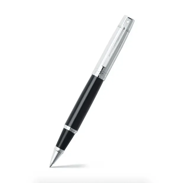 Roller Sheaffer Serie 300 Negro Brillante. Cromo1