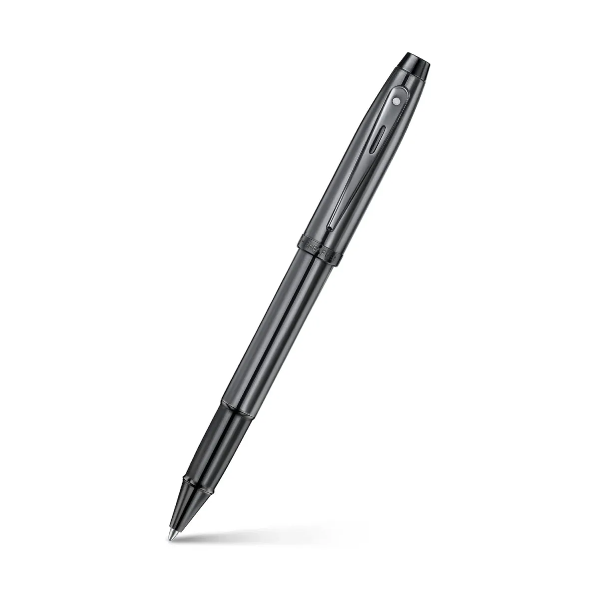 ROLLERBALL SHEAFFER 100 GRIS OSCURO PVD NEGRO METALICO1