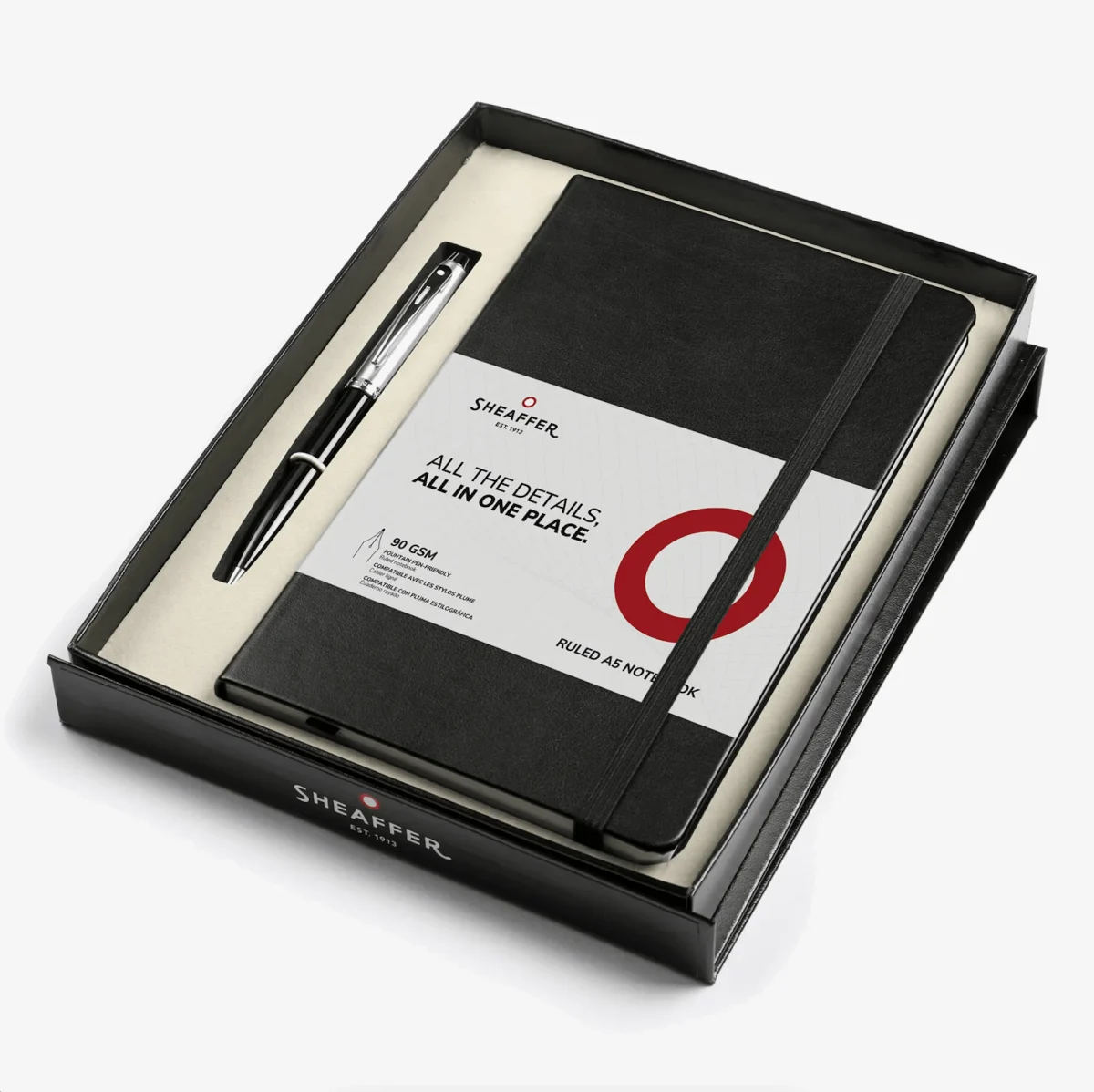 Set Sheaffer 100 G9317 Bolígrafo negro Matte con Note Book1