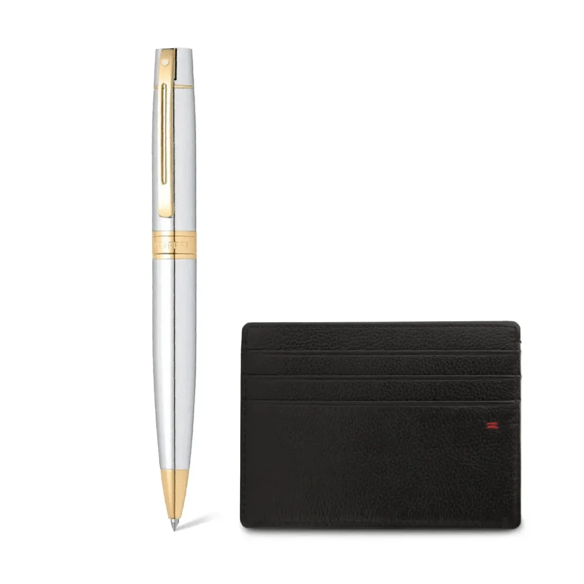 Bolígrafo Sheaffer S300 G9342 Cromo brillante GT + Portatarjetas de Crédito1