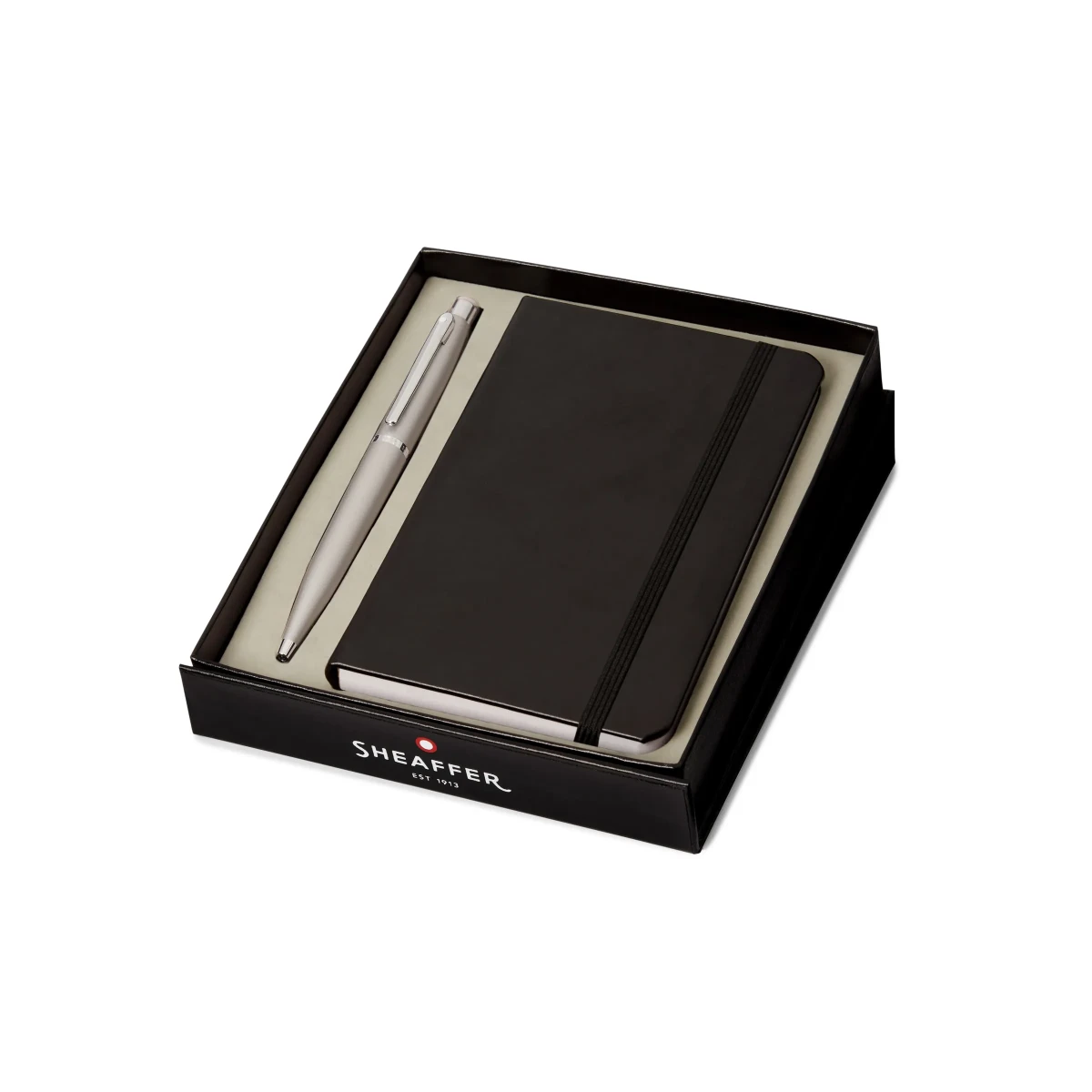 Bolígrafo Sheaffer VFM G9400, Plateado CT + Libreta A61