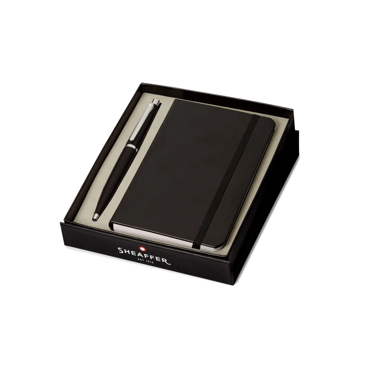 Bolígrafo Sheaffer VFM G9405, Negro mate CT + Libreta A61
