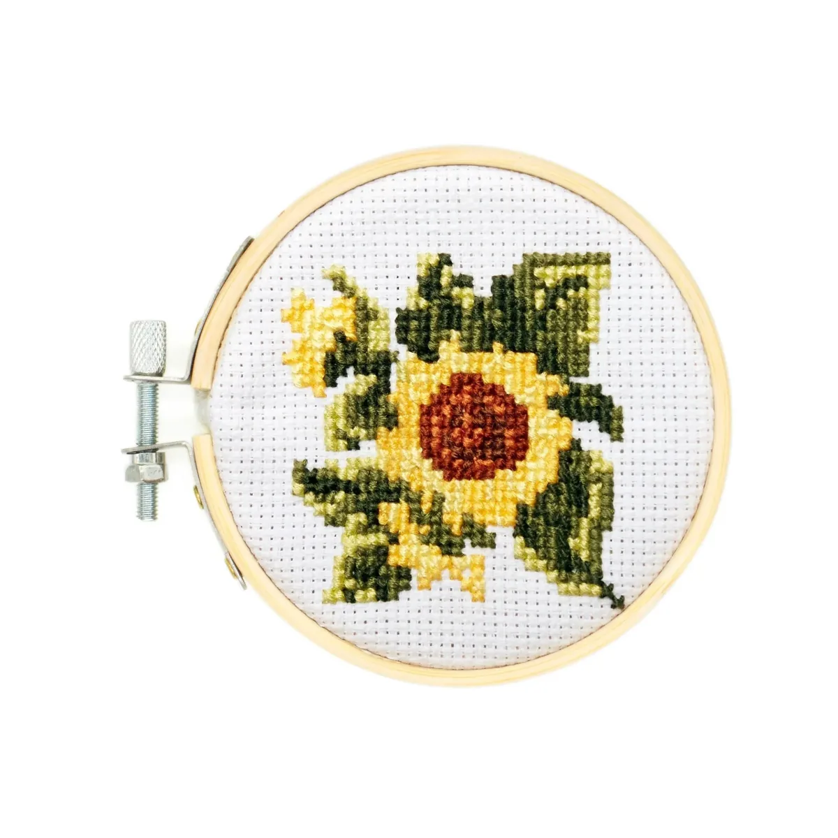 Mini Kit Kikkerland De Punto Cruz Girasol1