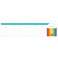 Planificador Semanal Alargado - Rainbow1