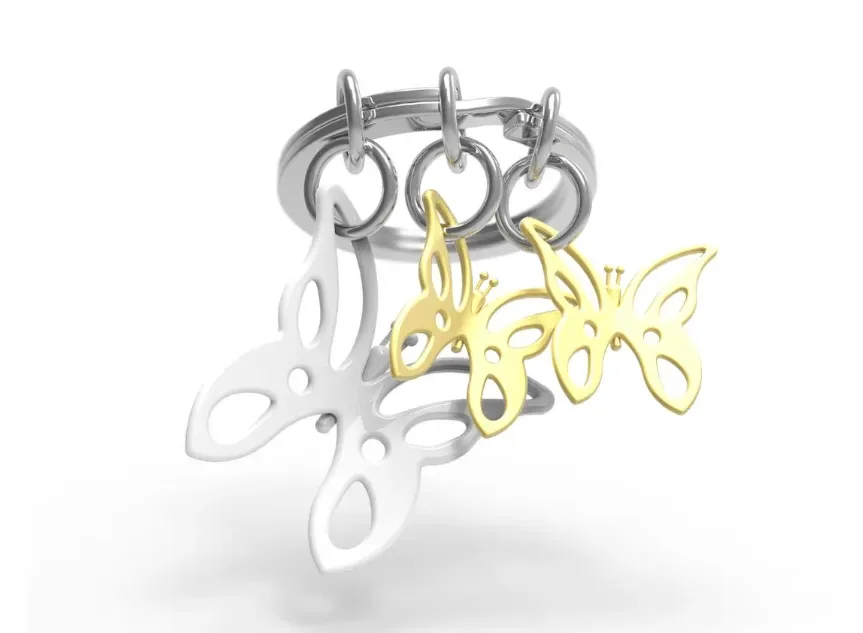 Llavero Metalmorphose Mariposas (MTM)1