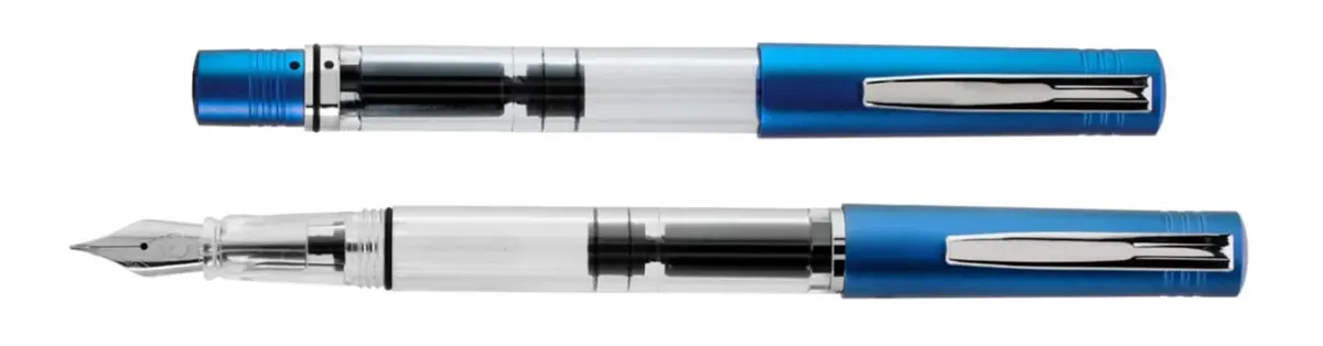Pluma Monteverde MP1, Sistema Pistón, Bright Blue - F1