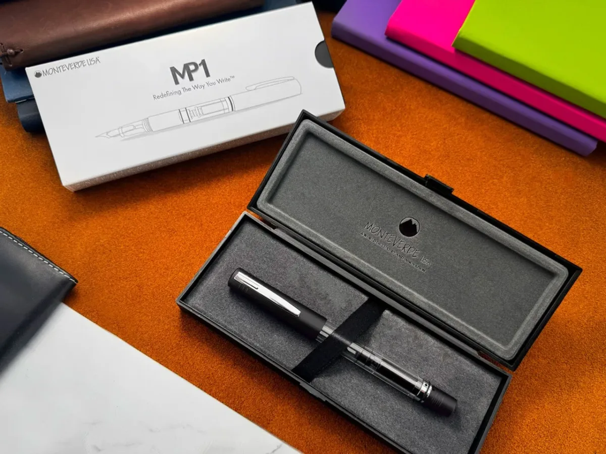 Pluma Monteverde MP1, Sistema Pistón, Black Noir - M1