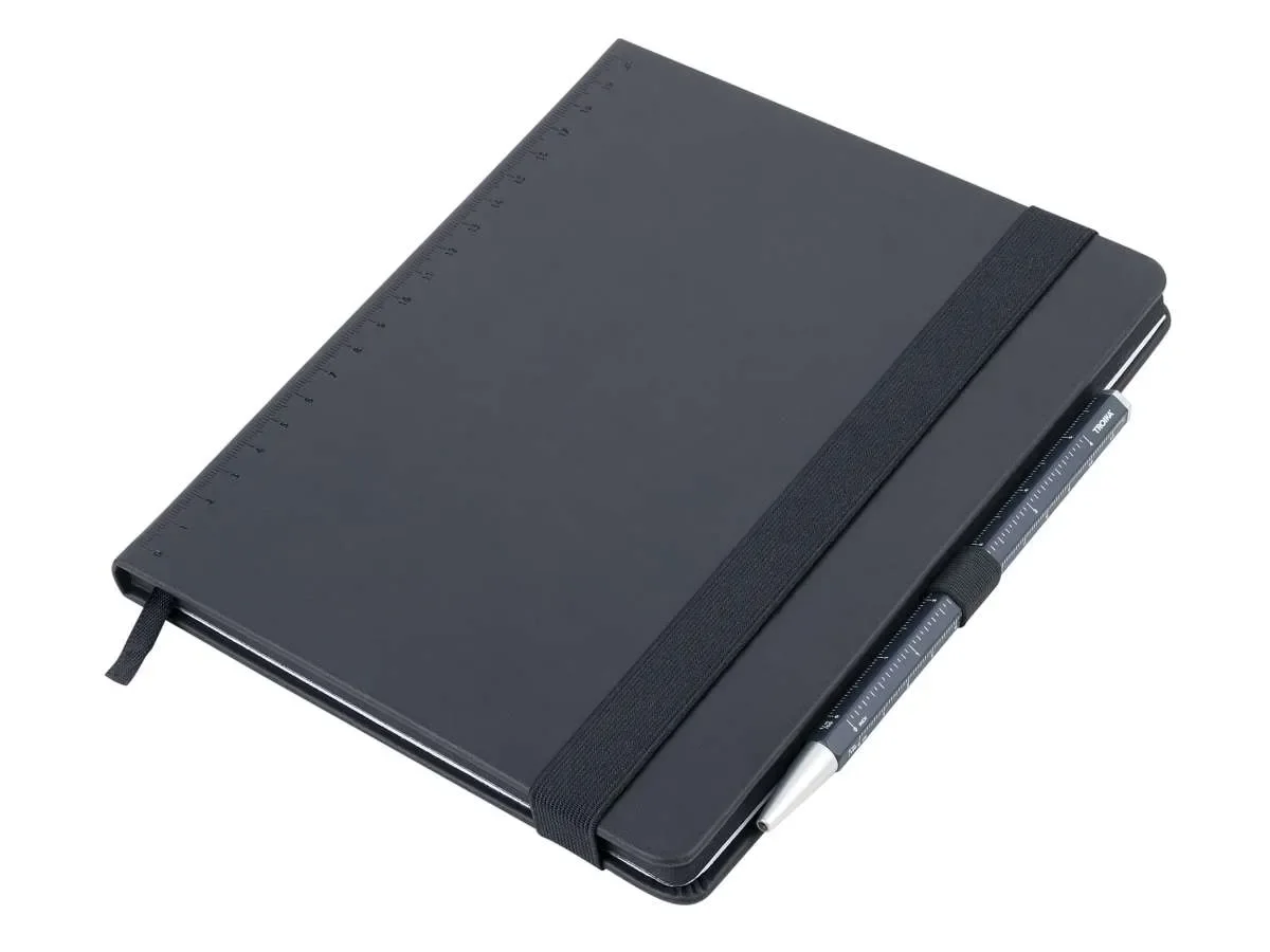 Bloc de notas TROIKA BLACK SLIMPAD A5 lapiz Azul Oscuro1