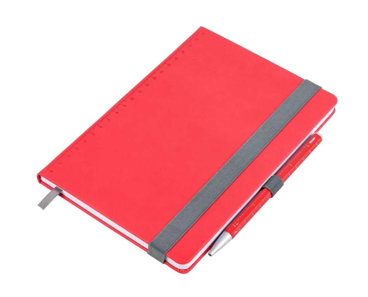 Bloc de notas TROIKA SLIMPAD A5 rojo1