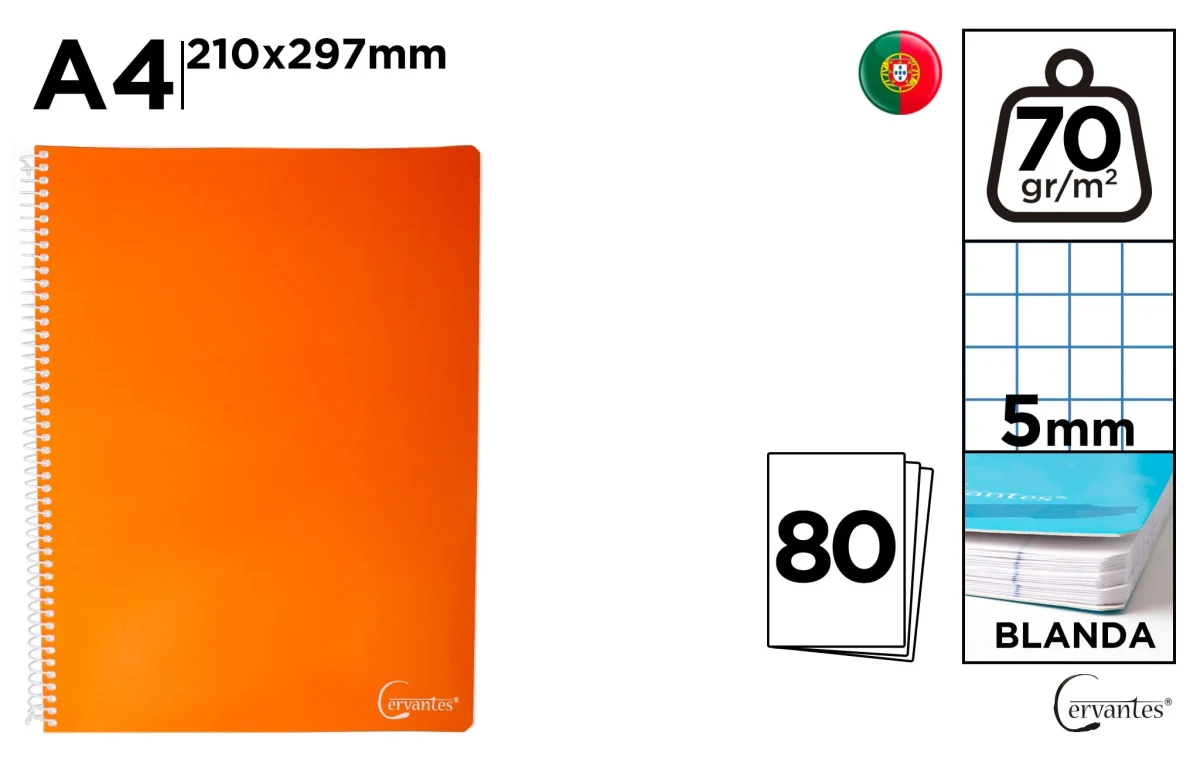 Cuaderno Tapa Colores A4 70 G/M² (MP)1