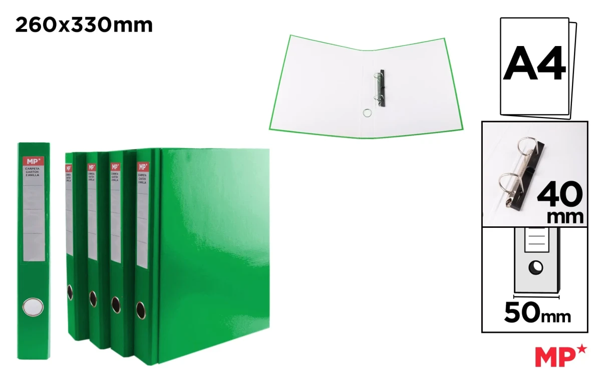 Archivador Verde Con Caja (MP)1