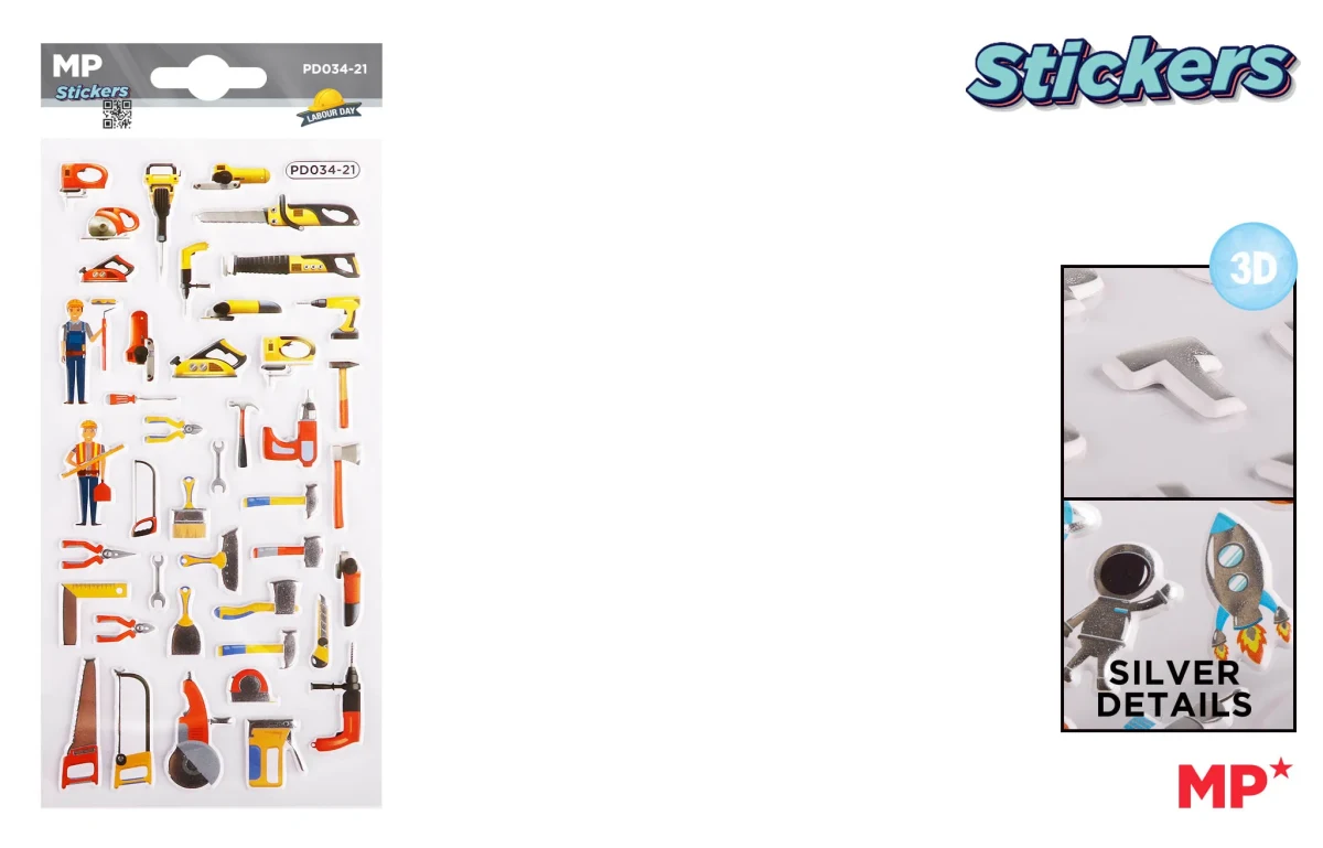 Pegatinas Stickers Relieve Herramientas1