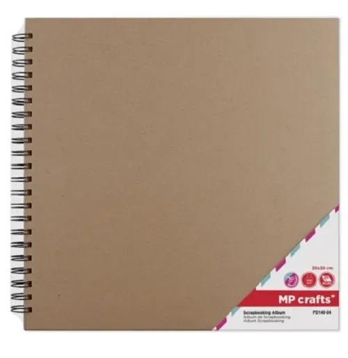 Croquera Anillada Scrapbooking Crafts 200Gr.20H Madrid Papel1