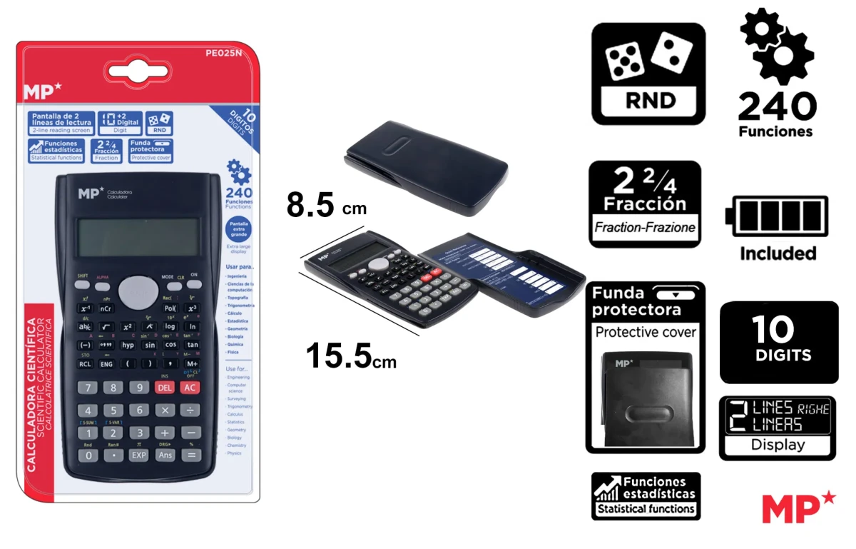 Calculadora Científica Negro (MP)1