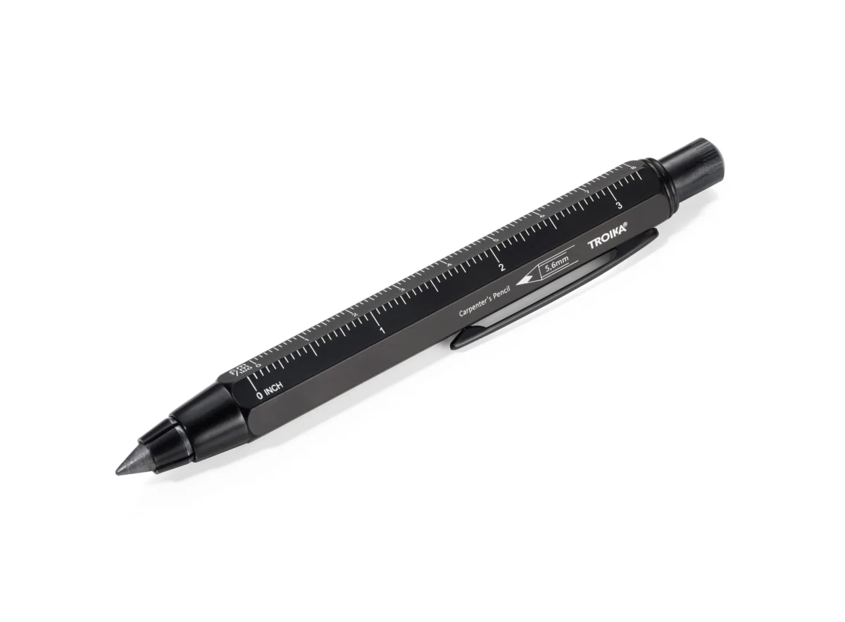 Lápiz de carpintero Troika 5,6 mm Plateado1