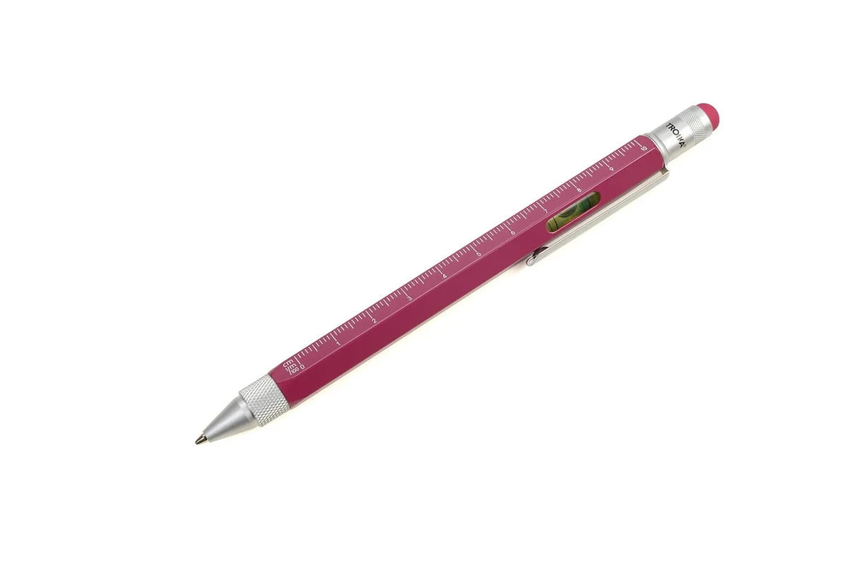 Boligrafo Troika Construcción multifuncional Original Magenta1