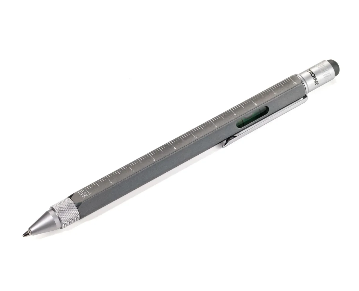 Boligrafo Troika Construcción multifuncional Original Titanium1