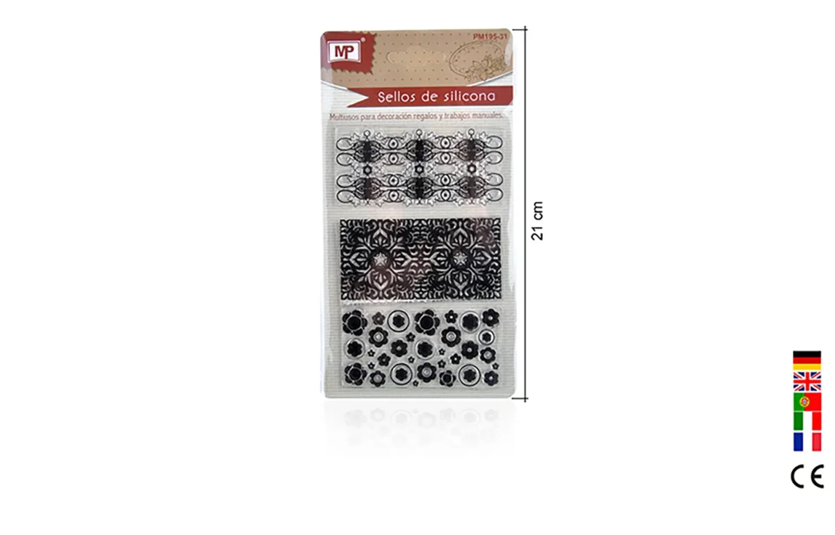 Set Timbres De Silicona P/Scrapbooking #31 Diseño Mandalasdo1