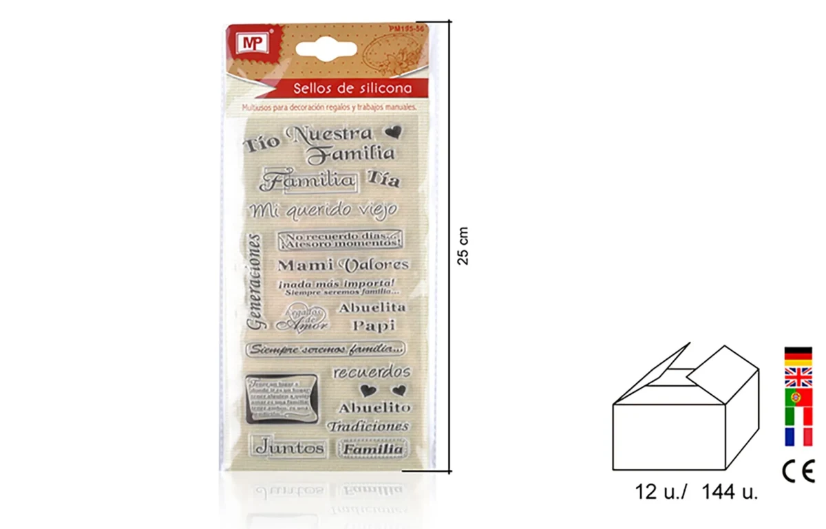 Set De Timbres De Silicona P/Scrapbooking #56 Familiado1
