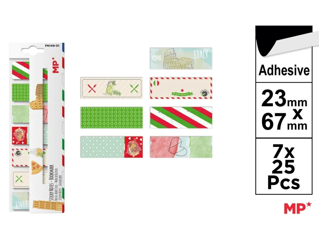 Set De Notas Adhesivas Decoradas 67x23mm 27UdsX7do1