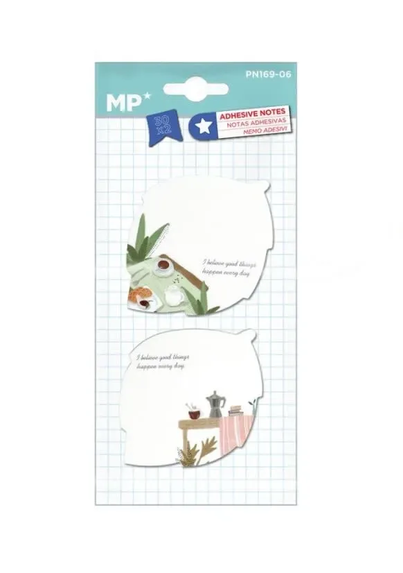 Set De Notas Adhesivas Diseño Escritorios 2x30Hjs Madrid Papel1