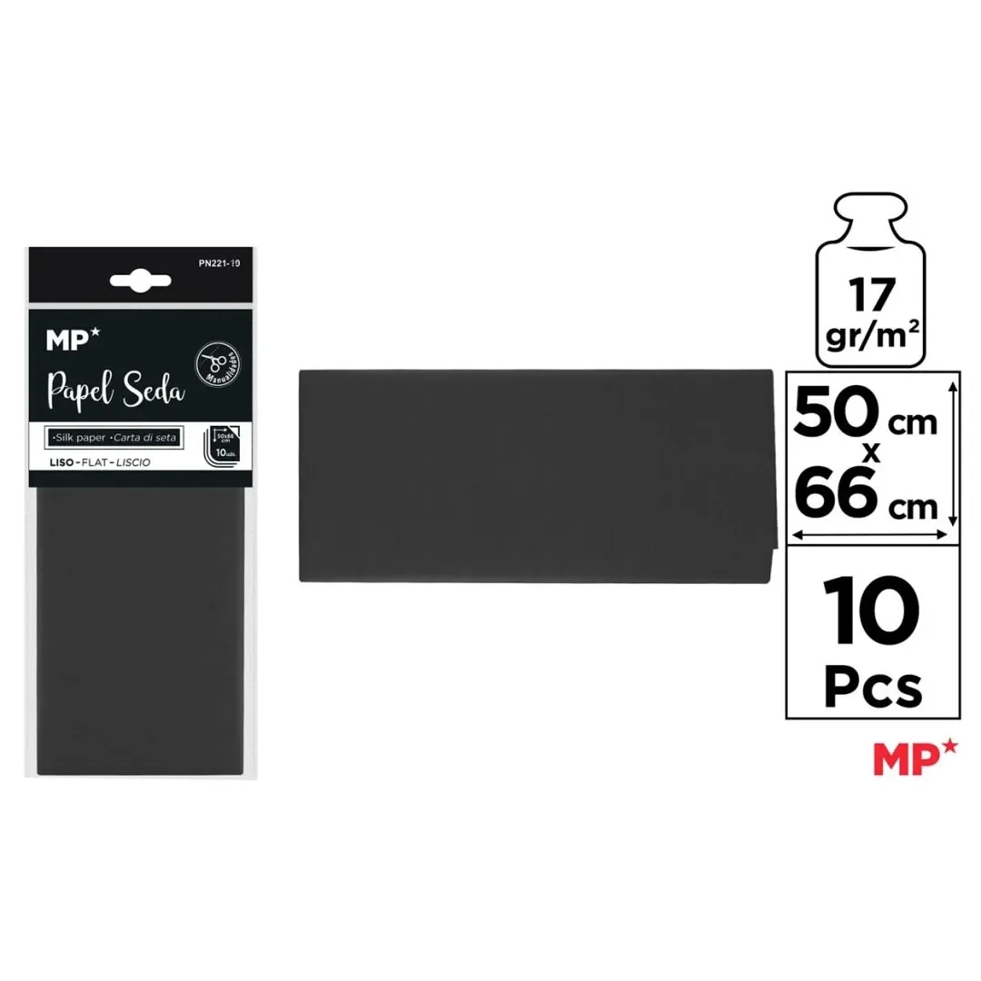 Pliego De Papel Seda 50cmX66cm X 72Uds Marca MP Crafts Color Variado (MP)1