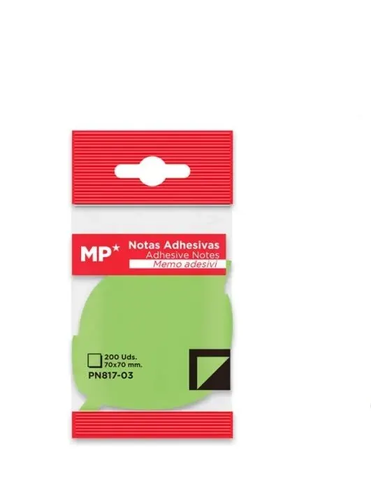 Set De Notas Adhesiva Diseño Hoja Marca Madrid Papel1