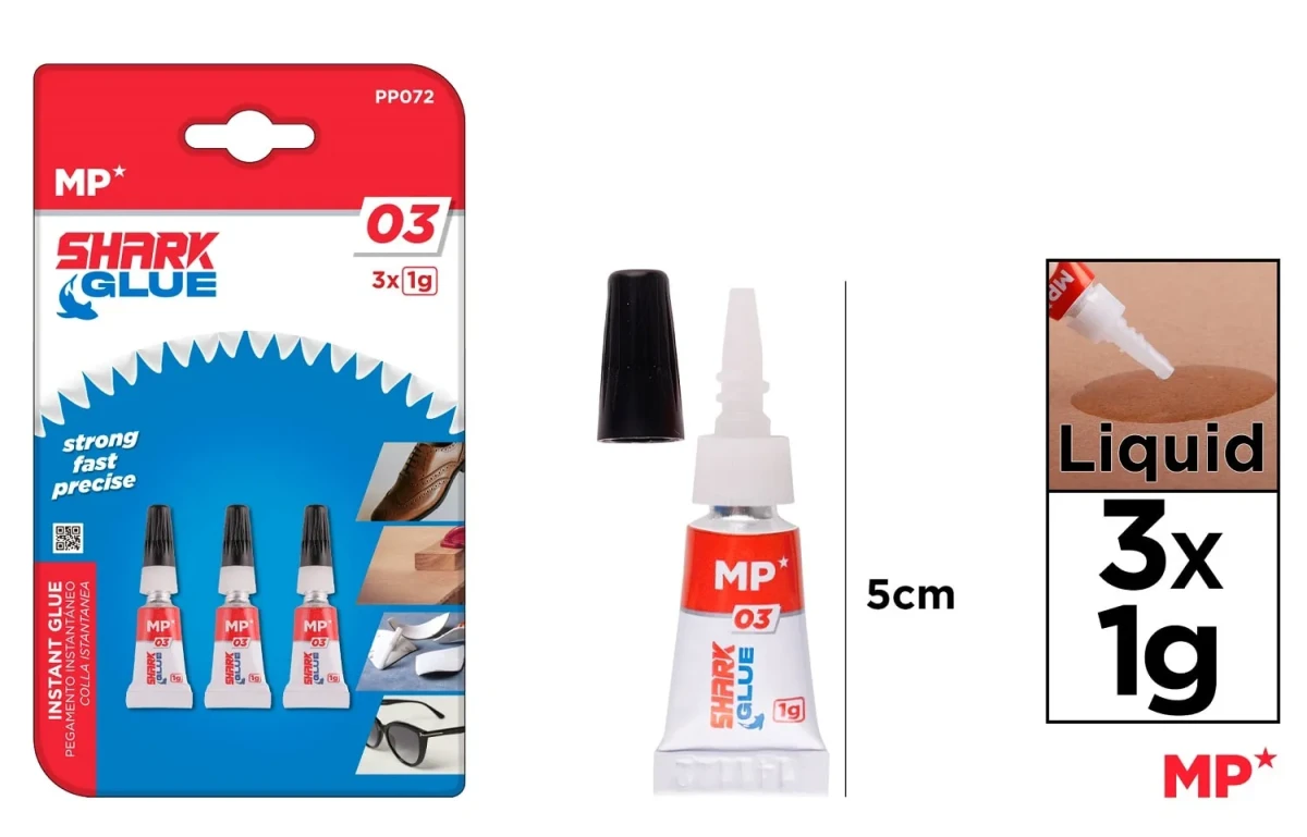 Pegamento Instantáneo 3 X 1 Gr (MP)1
