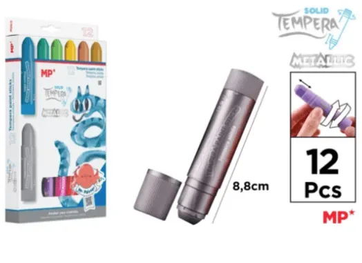 TEMPERA SOLIDA METALIZADO 12UDS (MP)1