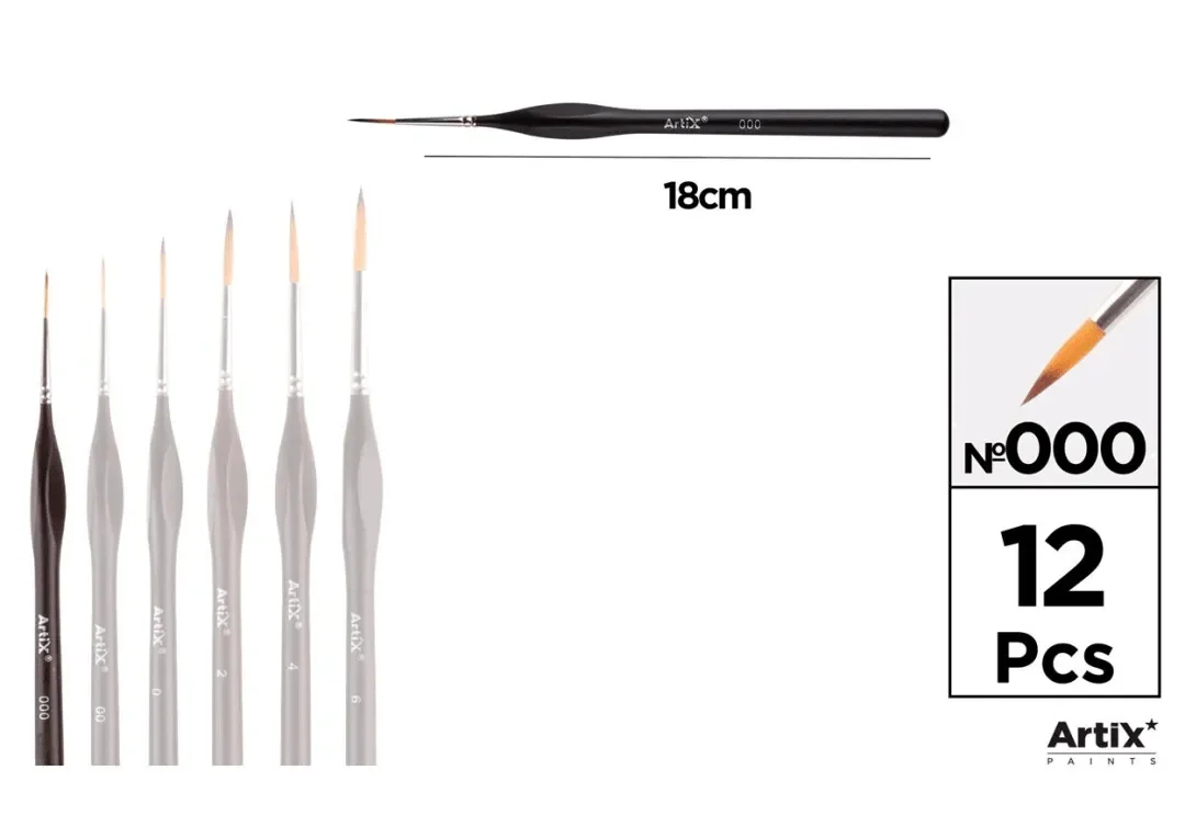 Pincel Ergonómico Redondo N° 0001
