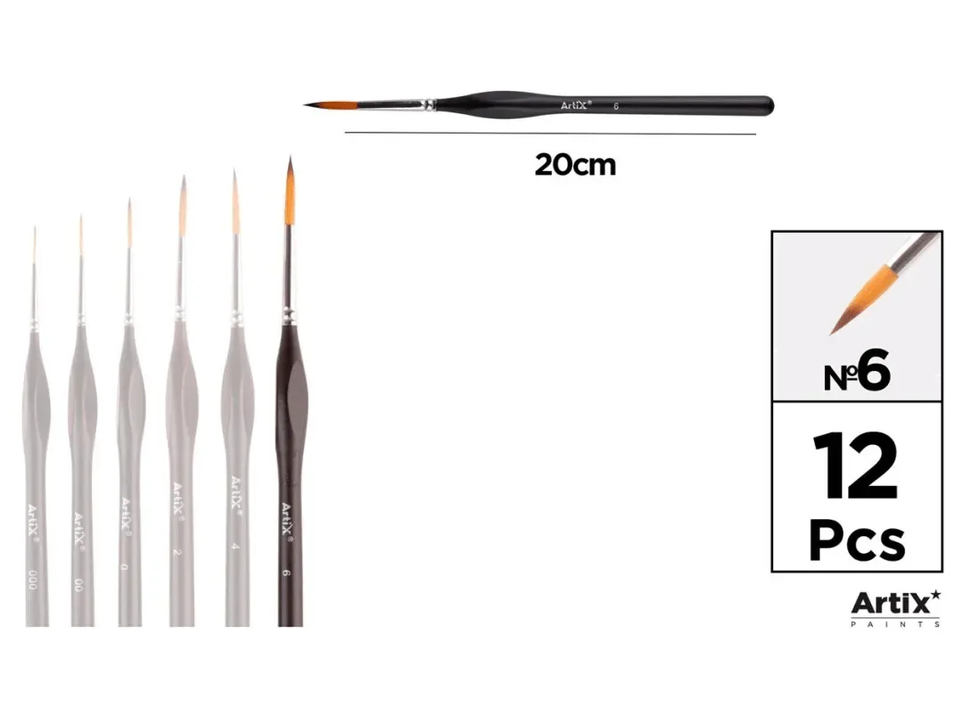 Pincel Ergonómico Redondo N° 61