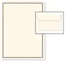 Set 30 Esquelas/24 Sobres Con Relieve Brillante1