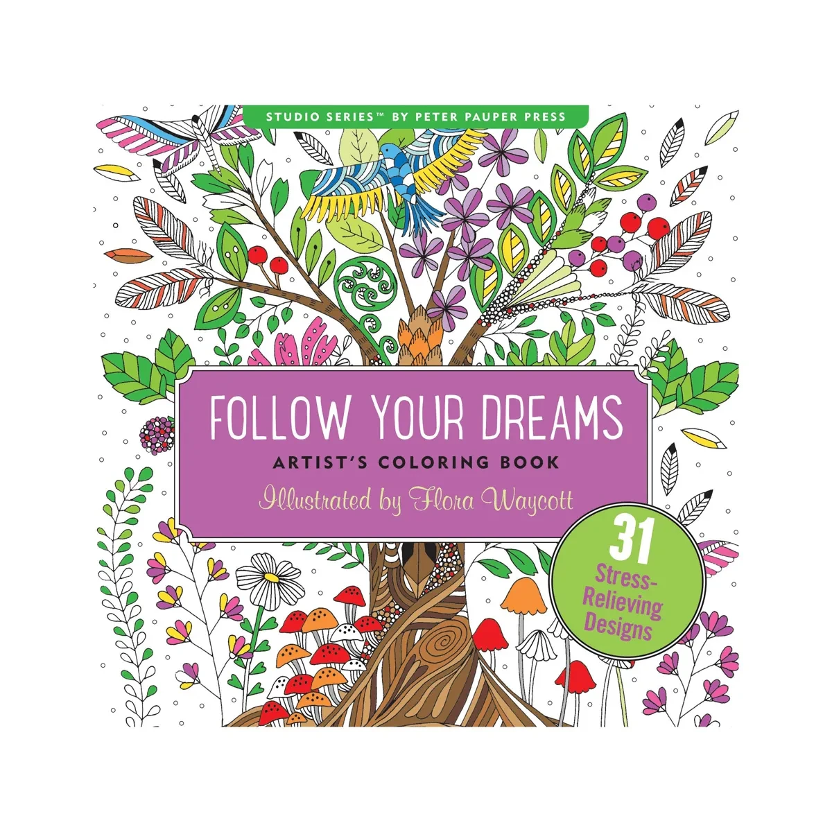 Libro para Pintar - Diseño Dreams Árbol1