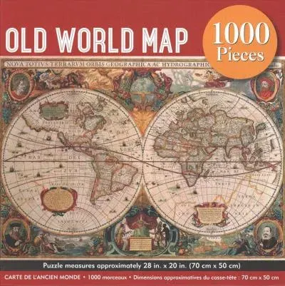 Puzzle 1000 Pzs. Old World Map1