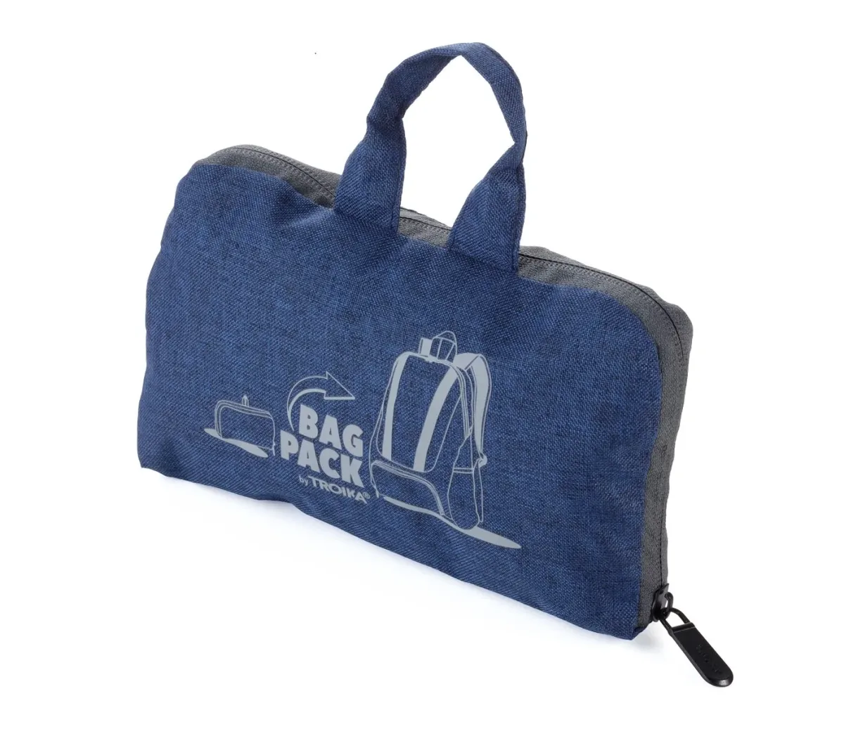 Mochila Plegable Troika 12 litros, capacidad de carga: hasta 15 kg, poliéster1