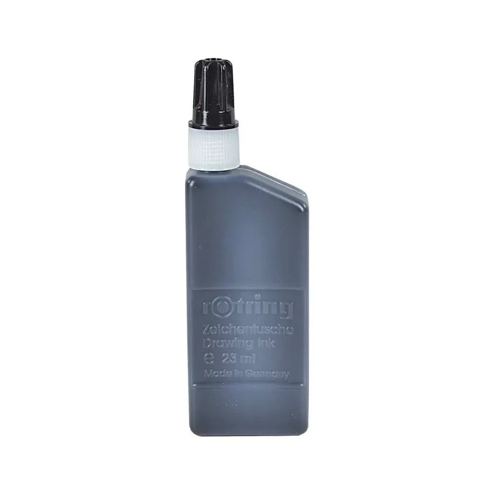 Tinta dibujo Rotring frasco 23 ml. Negro1