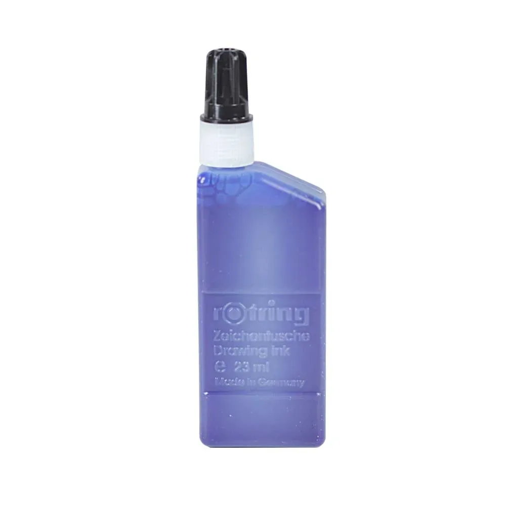 Tinta dibujo Rotring frasco 23 ml. Azul1