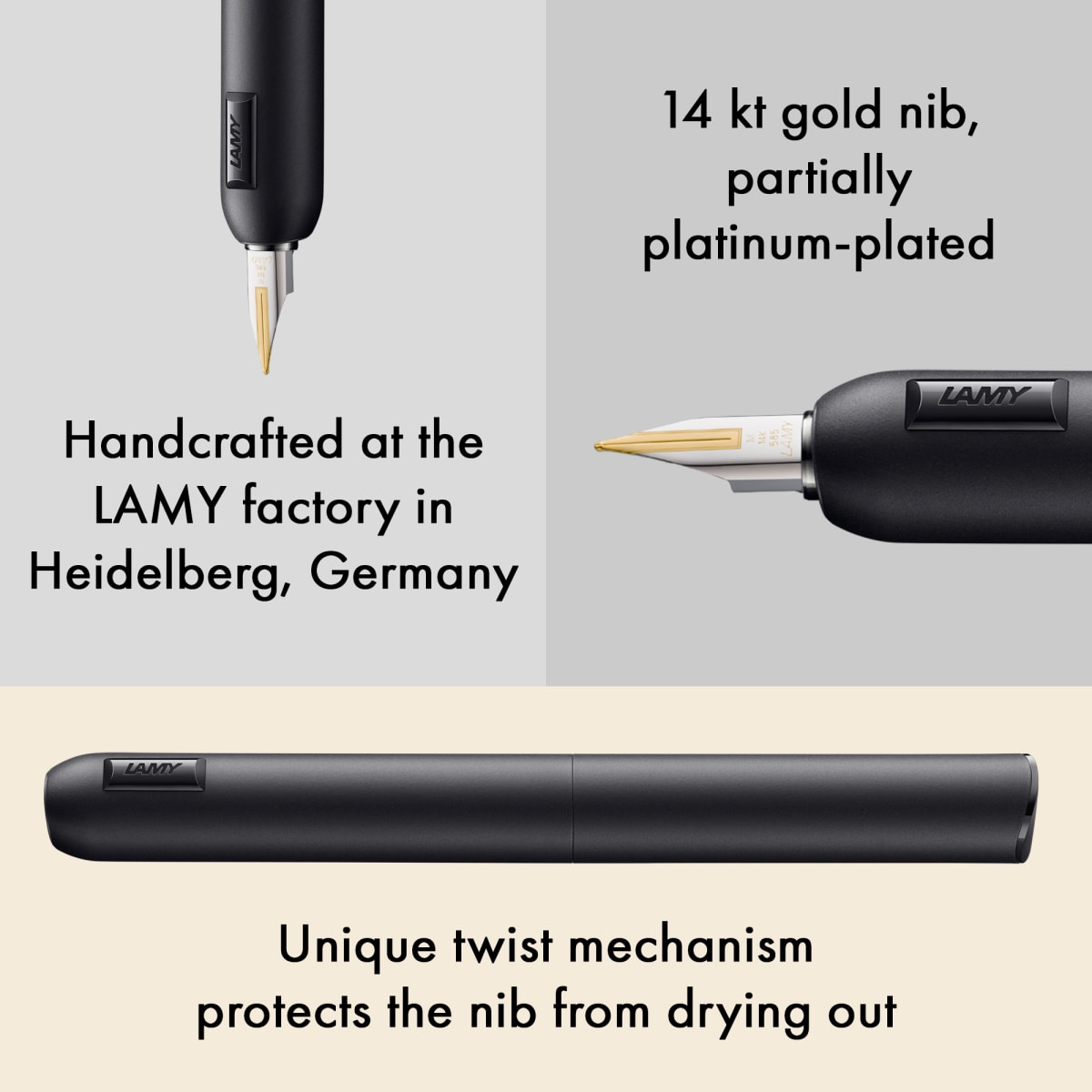 Pluma Lamy Dialog CC All Black M5