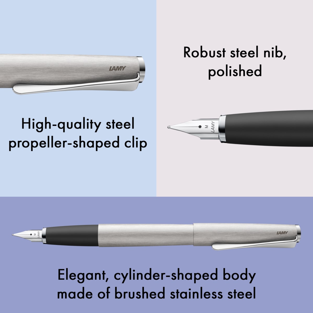 Pluma Lamy Studio Cepillado M6