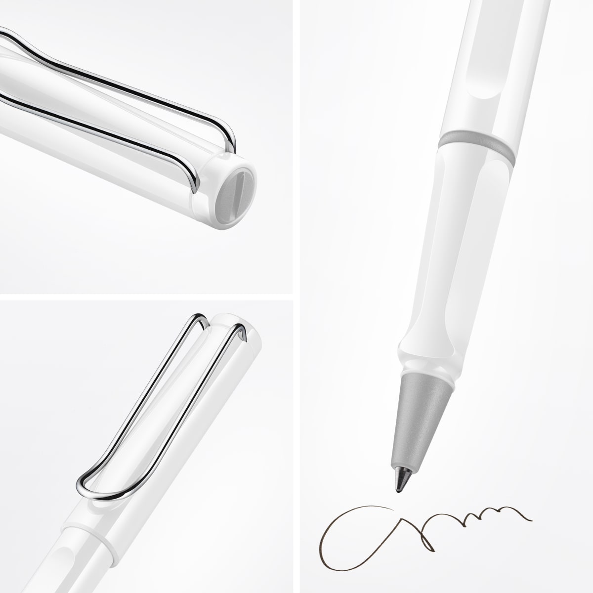 Rollerballs Lamy Safari White4