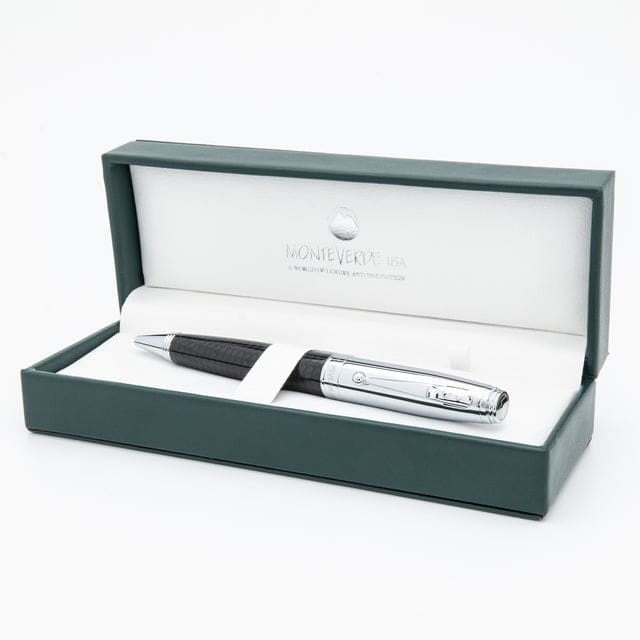 Bolígrafo Monteverde Invincia Chrome Carbon Fiber3